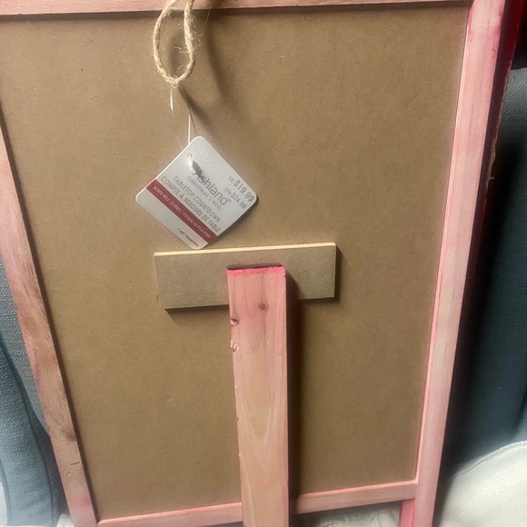 NWT…Wooden easel sign… it’s a count down to Christmas sign…freestanding sign - Picture 3 of 4